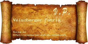 Veiszberger Patrik névjegykártya